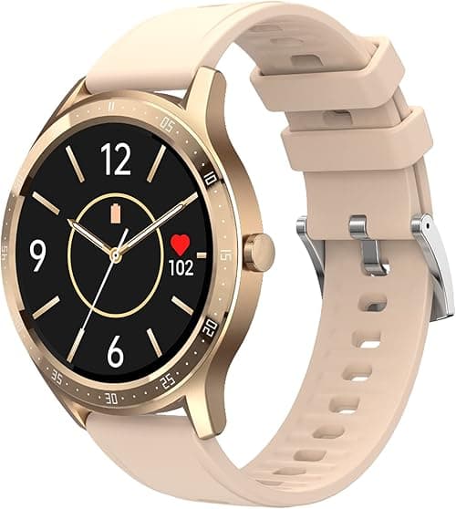 Fire-Boltt 360 Spo2 Full Touch Large Display Round Smart Watch With In-Built Games, 8 Days Battery Life, Ip67 Water Resistant With Blood Oxygen And Heart Rate Monitoring (Gold) on Amazon.ae - Price Tracker