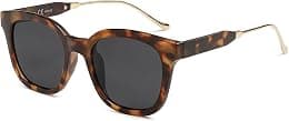 SOJOS Classic Square Polarized Sunglasses for Women Men Retro Trendy UV400 Sunnies SJ2050 - Best Deal Finder
