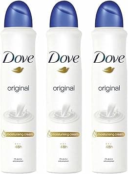 Dove 3 Pack of 250ml Women Original Anti-Perspirant Deodorant Spray Upto 48 Hour Protection on Amazon.ae - Price Tracker