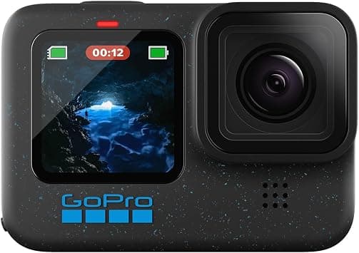 GoPro HERO12 Black - Waterproof Action Camera with 5.3K60 Ultra HD Video, 27MP Photos, HDR, 1/1.9" Image Sensor, Live Streaming, Webcam, Stabilization - Best Deal Finder
