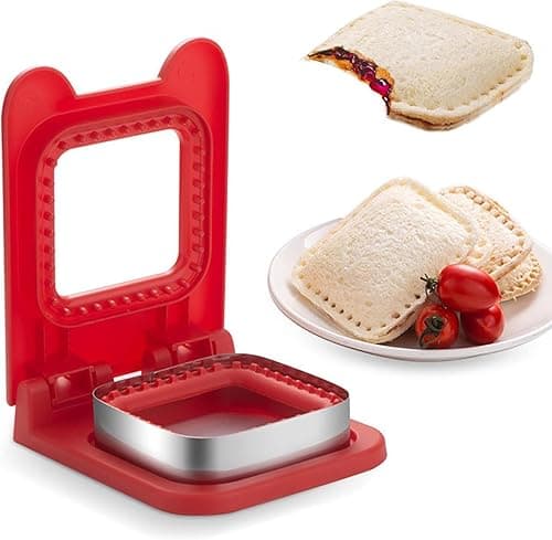 Shinzy Sandwich Cutter and Sealer, Square, Multicolor, Fun and Playful, Plastic and Stainless Steel, Edge Sealing and Uncrustable Functionality, Kitchen Appliance on Amazon.ae - Price Tracker