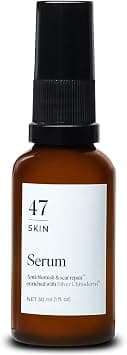 47 Skin Hydrating Face Serum for Clearing Acne & Scars, Anti-Blemish & Scar Repair Serum Skincare Treatment with Silver Chitoderm - Smooth Skin Moisturiser Facecare Serum for All Skin Types (1.01 oz) - Best Deal Finder