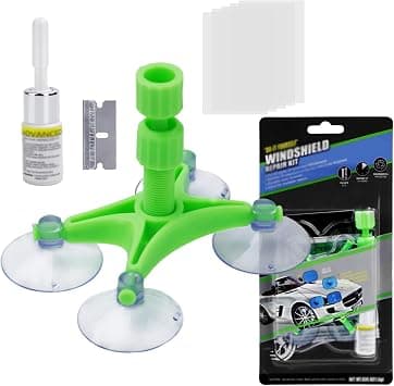 Windscreen Repair Kit, Professional Windshield Repair Upgraded Version, Windshield Chip Repair Kit, for Chips, Cracks, Star-Shaped Crack and Glass Repair (Green) on Amazon.ae - Price Tracker
