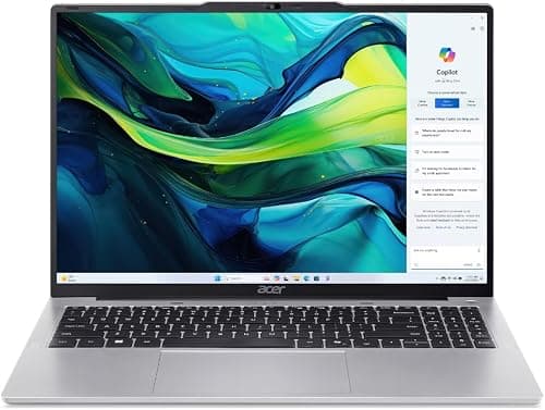 Acer (Upgraded) Aspire Lite 16" Laptop AL16-52P-52JZ | 13th Gen Intel Core i5-1334U | 16GB DDR5 RAM | 512GB SSD | UHD Graphics | IPS ComfyView Display | Windows 11 Pro - Light Silver on Amazon.ae - Price Tracker