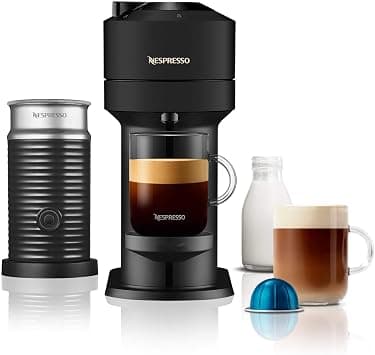 Nespresso Vertuo Next Automatic Pod Coffee Machine with Milk Frother for Espresso, Cappuccino and Latte by Magimix, Matte Black [Amazon Exclusive] - International Version - No Nespresso Warranty - Amazon.ae Price Tracker