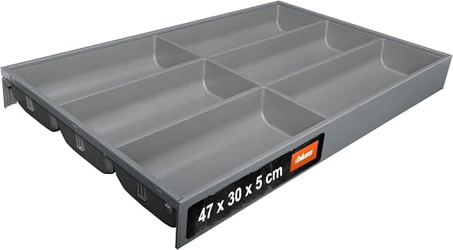 Blum Ambia-Line Cutlery Tray with Soft Touch, Premium Drawer Organiser for Modern Kitchen Drawer and Cabinet, Protects, Sorts & Organises Cutlery and Kitchen Utensils, Dimensions: 47 x 30 x 5 cm on Amazon.ae - Price Tracker