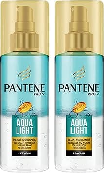 Pantene Pro V AQUA LIGHT Spray - Light Weightless Leave In Conditioner for Fine Greasy Hair Types (pack of 2) 150ml each on Amazon.ae - Price Tracker