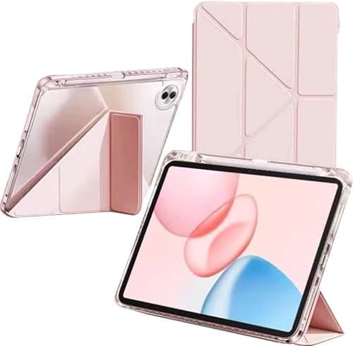 Vurtboly Case Compatible with Honor Pad 10 12.1inch 2025 with Pencil Holder, 6-in-1 Y-Shaped Trifold Stand Cover, Slim Acrylic Hard Shell Back Protective Cover for Honor Pad 10 12.1inch 2025 (Pink) on Amazon.ae - Price Tracker