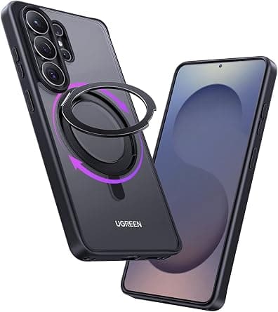 UGREEN Samsung Galaxy S26 Ultra Ustand Case Ustand MagSafe Cover, Innovative 360° Ring Stand, No Yellowing with iCrystal Tech, Flagship-level Protection, Magnetic Protective Slim Case - Amazon.ae Price Tracker