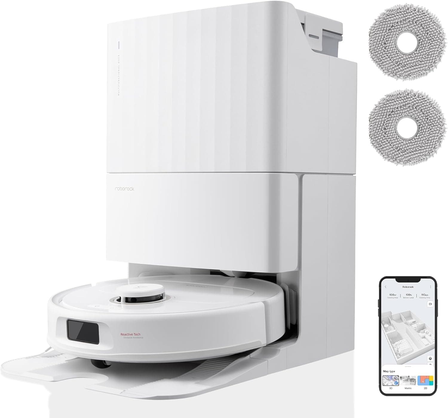 roborock Qrevo Pro Robot Vacuum Cleaner with FlexiArm Side Brushes, Robot Vacuum Cleaner with Automatic Station Support Washing Mops with Hot Water & Intelligent Rework 7000 Pa on Amazon.ae - Price Tracker