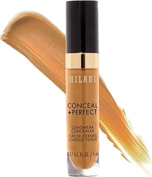 Milani Conceal + Perfect Longwear Concealer - Warm Tan (0.17 Fl. Oz.) Vegan, Cruelty-Free Liquid Concealer - Cover Dark Circles, Blemishes & Skin Imperfections for Long-Lasting Wear on Amazon.ae - Price Tracker