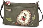 CHALA RFID Protected Vegan Leather Deluxe Crossbody Bag with Adjustable Straps - Best Deal Finder
