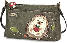 CHALA RFID Protected Vegan Leather Deluxe Crossbody Bag with Adjustable Straps - Best Deal Finder
