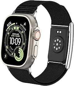 Nylon Sport Band Compatible with Amazfit Helio Strap Apple Watch Combo Band, Adjustable Fitness Wristband with Metal Bumper Case for Helio Strap & iWatch 44/45/46/49mm - Amazon.ae Price Tracker