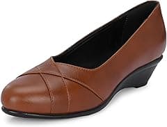 Centrino Women's Stylish and Comfortable Wedge Heel Bellies - Perfect for Office and Casual Wear (7334) - Amazon.ae Price Tracker