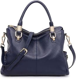 Kattee Women Genuine Leather Purses and Handbags Satchel Tote Shoulder Bag - Best Deal Finder