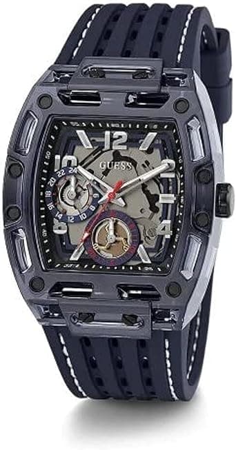 GUESS US Navy Exposed Dial Multifunction Watch on Amazon.ae - Price Tracker
