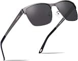 CARFIA Metal Mens Sunglasses Polarized UV400 Protection for Driving Fishing Hiking Golf CA5225 - Best Deal Finder
