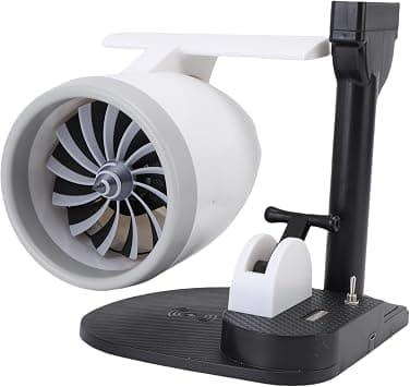 Creative Turbo Desktop Turbo Fan, 3 in 1 Jet Engine Fan with Humidifier, Tail Lights and 15W Wireless Charging, Engine Shape Desktop jet fans for Office Desk (Blue Light) on Amazon.ae - Price Tracker