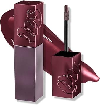 Urban Decay Vice Lip Bond Glossy Longwear Liquid Lipstick (Give Em Backtalk - Deep Nude Mauve Pink), Transfer-proof, Smudge-proof, Up to 16HR Wear, Vegan, Cruelty-free - 0.14 fl oz - دليلك لأفضل العروض