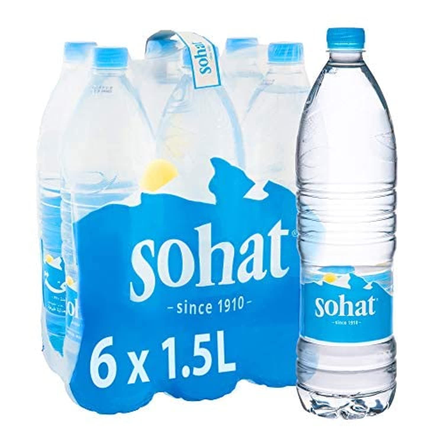 Sohat Natural Mineral Water 6 X 1.5L(Pack Of 6) on Amazon.ae - Price Tracker