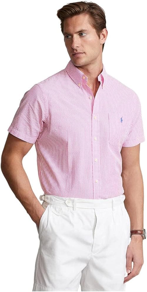 POLO RALPH LAUREN Men's Prepster Classic Fit Seersucker Shirt on Amazon.ae - Price Tracker