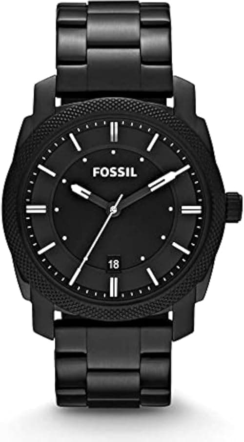 FOSSIL Machine Watch for Men, Quartz Movement with Stainless Steel or Leather Strap on Amazon.ae - Price Tracker