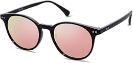 SOJOS Small Round Classic Polarized Sunglasses for Women Men Vintage Style UV400 Lens MAY SJ2113 - Best Deal Finder