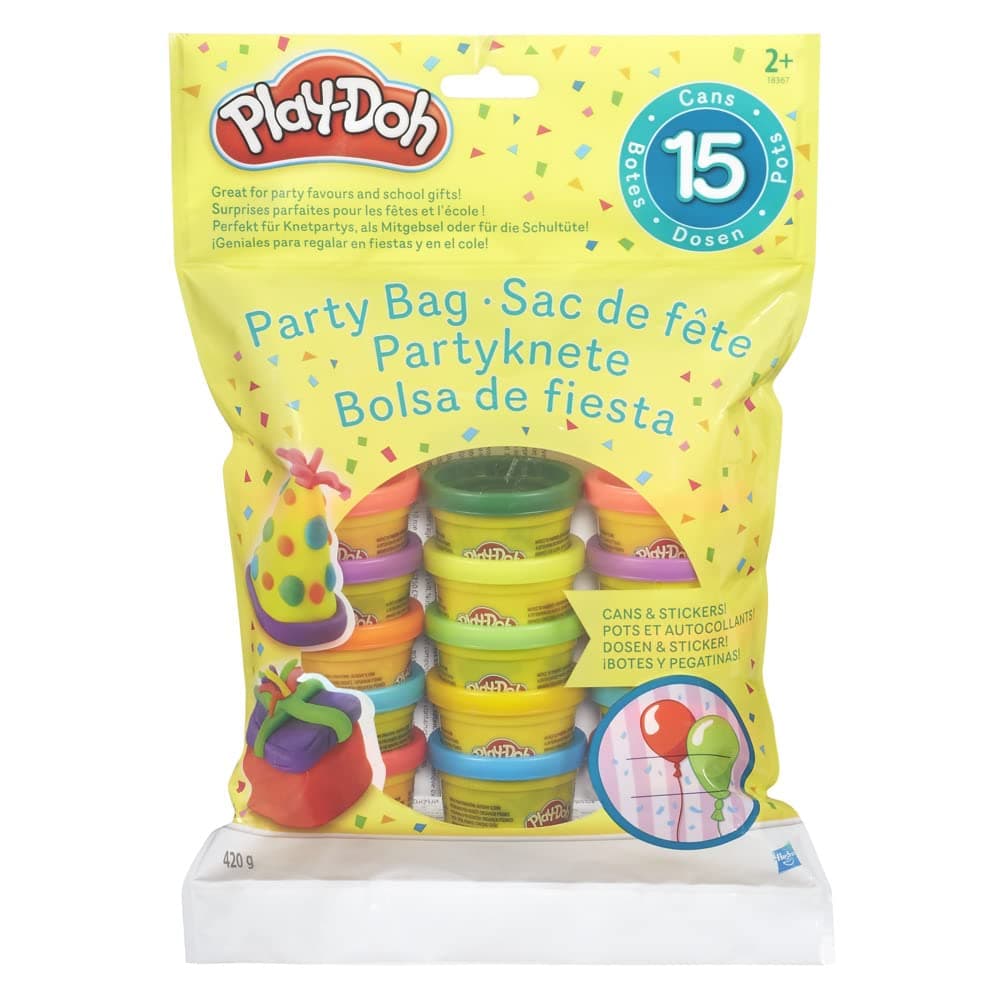 Play-Doh Party Bag, 15 Mini Cans for Kids Party Favors, Classroom Prizes, Toys for 2 Year Olds and Up, Play Doh 1 Ounce Each; Art & Craft Toys For Kids, Great Gift For Boys & Girls on Amazon.ae - Price Tracker