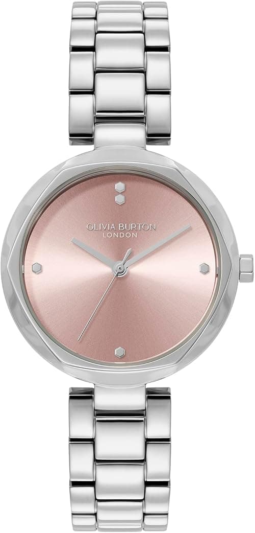 Olivia Burton Womens Dimension Quartz Basic, Mellow Rose, One Size on Amazon.ae - Price Tracker