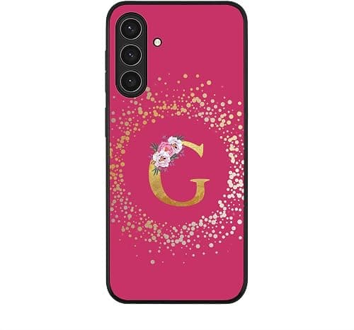 Stylizedd Case Compatible with Samsung Galaxy A17 / A17 4G / M17 Rugged cover Slim fit Camera Protection, Shockproof Thin Phone Case - Custom Monogram Floral - G (Deep Pink) على Amazon.ae - متتبع الأسعار