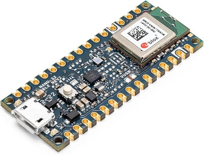 Arduino Nano 33 BLE Rev2 ABX00071, Bluetooth Low Energy Module with ARM Cortex-M4 Processor, Ideal for IoT Projects, Sensor Networks, and Wearable Technology on Amazon.ae - Price Tracker