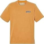 Timberland Mens Ss Heavy Weight Woven Badge Authent Bohemian - Best Deal Finder