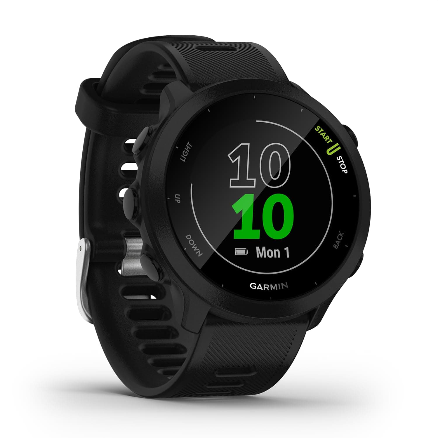 GARMIN GPS Smartwatch Forerunner 55 | Fitness Tracking Runners Watch with 2 Weeks of Battery Life | Built-in Sports Apps and Race Predictor on Amazon.ae - Price Tracker