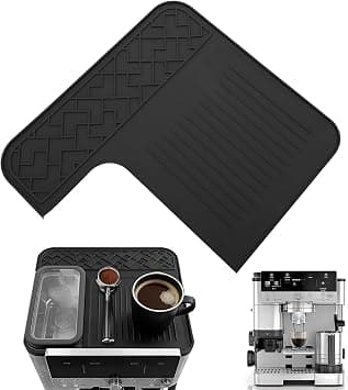 Top Mat for Ninja Luxe ES601, Non-Slip Silicone Protective Cover Protects Surface, Silicone Pad Scratch-Resistant, Easy to Clean, Silicone Mat for Ninja Coffee Machine Accessories, Black on Amazon - Best Deal Finder