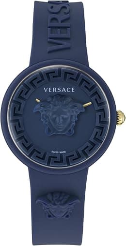 Versace Unisex's Analogue Swiss Quartz Watch with Silicone Strap VE6G00623 - Best Deal Finder
