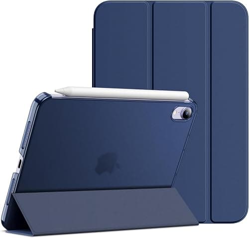 JETech Case for iPad mini A17 Pro/6th Gen (2024/2021), Navy Blue | Slim Translucent Back Design, Tri-Fold Stand, Auto Wake/Sleep, Lightweight Shockproof Cover on Amazon.ae - Price Tracker
