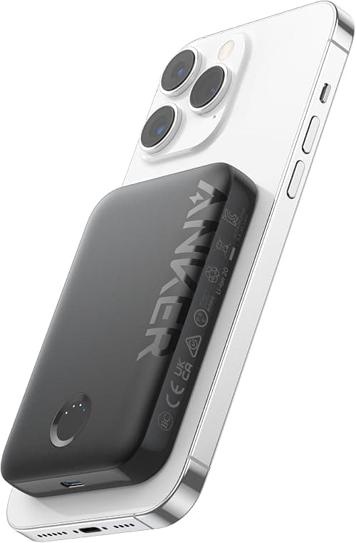 Anker Power Bank, 321 Magnetic Battery (PowerCore Magnetic 5K), 5,000mAh Wireless Portable Charger, Compatible with iPhone 16/16 Pro / 16 Plus / 16 Pro Max, iPhone 15 and 14 Series على Amazon.ae - متتبع الأسعار
