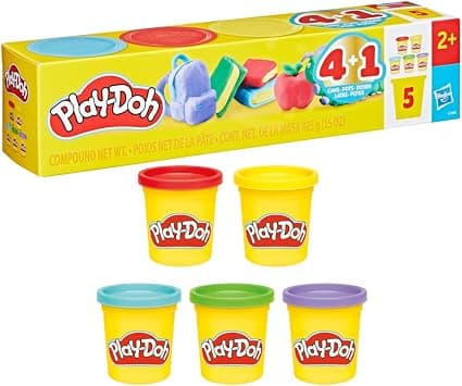 Play-Doh 5 Pack Back to School Set, 3 Ounce Cans, Preschool Toys for Kids 2+, Classroom Prizes, Modeling Compound, Arts & Crafts - Amazon.ae Price Tracker