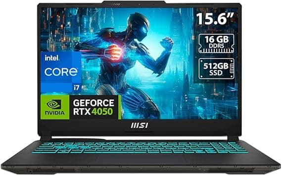 MSI (Upgraded) Cyborg 15 A13VE-218US Gaming Laptop - 15.6" FHD 144Hz, Intel Core i7-13620H, GeForce RTX 4050, 16GB RAM, 512GB NVMe SSD, Thunderbolt 4, USB-Type C, Cooler Boost, Win 11 Home - Black on Amazon.ae - Price Tracker