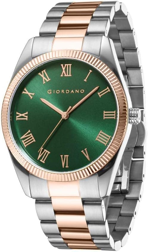 Giordano Classic Formal Analog Watch for Men with Stainless Steel Strap and Roman Numeral Indices -GZ-50112 on Amazon.ae - Price Tracker