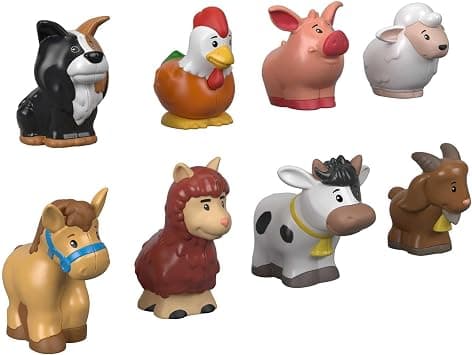 Fisher-Price Little People Toddler Toys Farm Animal Friends 8-Piece Figure Set For Pretend Play Ages 1+ Years - Amazon.ae Price Tracker