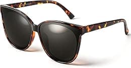 LVIOE Cat Eyes Sunglasses for Women, Polarized Oversized Fashion Vintage Eyewear for Driving Fishing - 100% UV Protection - Best Deal Finder