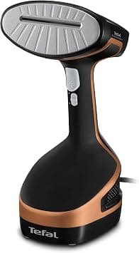 Tefal Access Steam+ Handheld Clothes Steamer, No Ironing Board Needed, 2 Steam Levels, Sanitising Steam, Black & Rose Gold, DT8103 on Amazon.ae - Price Tracker