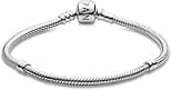 Pandora Moments Women's Sterling Silver Iconic Snake Chain Bracelet for Charms - متتبع أسعار Amazon.sa