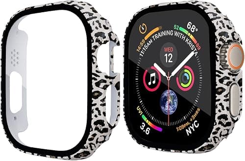 2-Pack Apple Watch Ultra/Ultra2/Ultra3 Case 49mm - Hard PC Full-Frame Protective Cover, Scratch-Resistant Bumper and Shock-Absorbing Design for iWatch Ultra/Ultra2/Ultra3, Black Leopard on Amazon.ae - Price Tracker