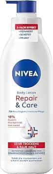 NIVEA Body Lotion Repair & Care, Body Cream for Very Dry Skin & to Relieve Tension Feelings, Body Lotion with Glycerin, Niacinamide & Provitamin B5t (250 ml) on Amazon.ae - Price Tracker