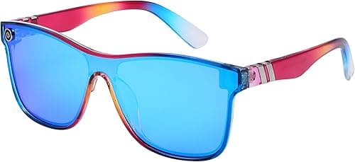 Mass Vision 'The Prime Time' Trendy Sport Sunglasses for Men & Women – Lightweight One-Piece Lens, UV Protection, Stylish Fit on Amazon.ae - Price Tracker