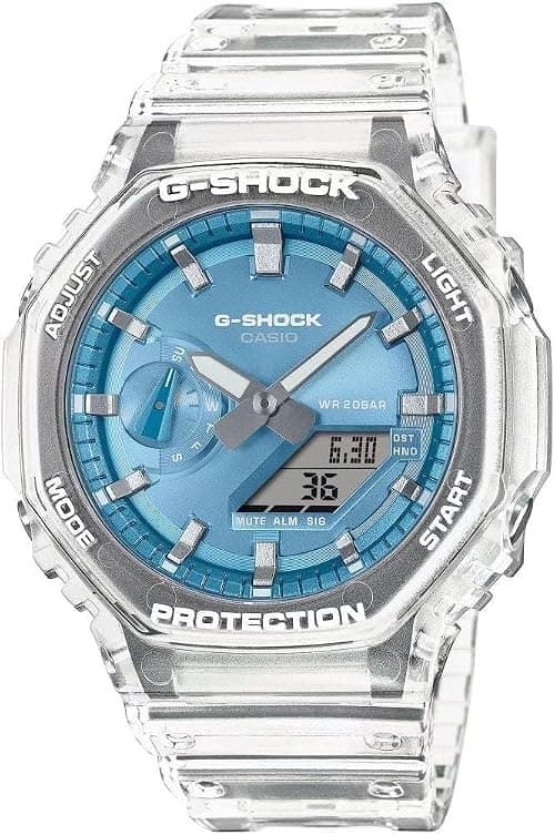 Casio GA-2100BM-7A2DR Watch For Mens Blue on Amazon.ae - Price Tracker