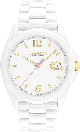 Coach Greyson Women's Ceramic Watches | Enhancing Elegance for Every Event | Water Resistant on Amazon.ae - Price Tracker